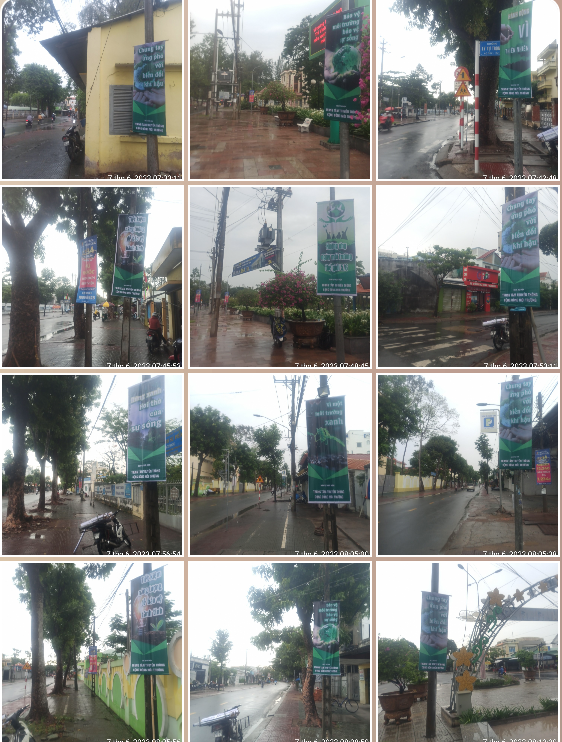 Treo[-]băng[-]rôn[-]hưởng[-]ứng[-]Tháng[-]hành[-]động[-]vì[-]môi[-]trường[-]tại[-]Trà[-]Vinh